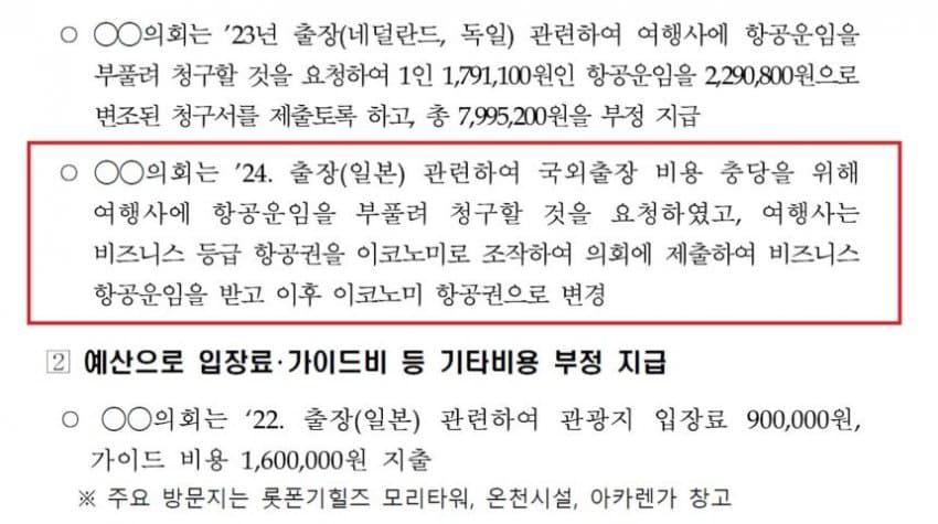 ‘외유출장’ 의원 131명 무혐의…준비한 공무원만 송치 (5)