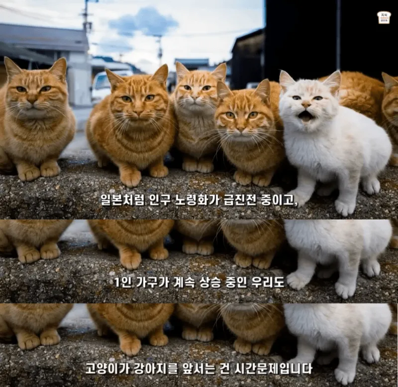 일본인들이 개보다 고양이를 더 많이 키우는 이유