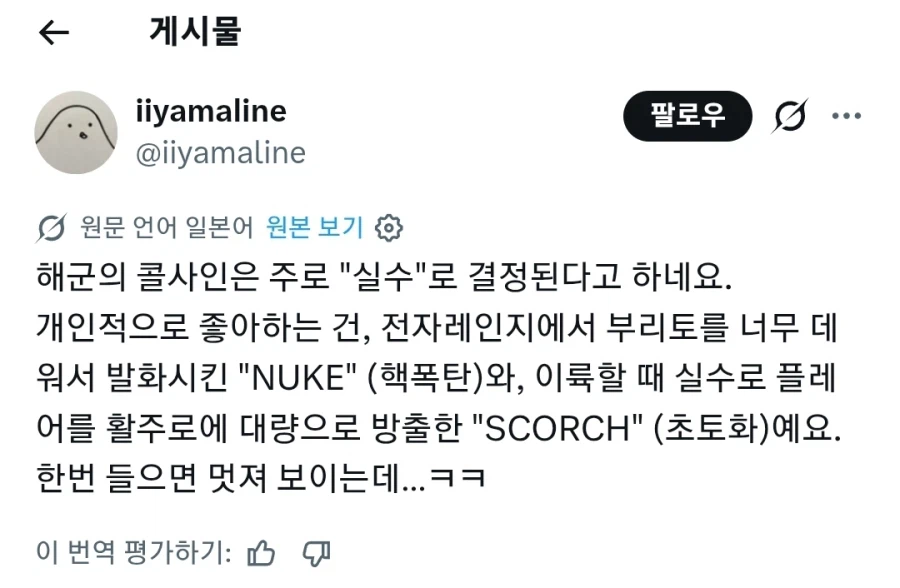 스압) 싱글벙글 미 공군 콜사인 지구촌. (2)