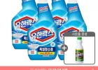 유한락스 욕실청소용 600ml 4개+후레쉬 500ml