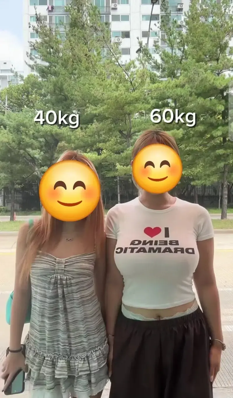 여자 40kg VS 60kg (2)