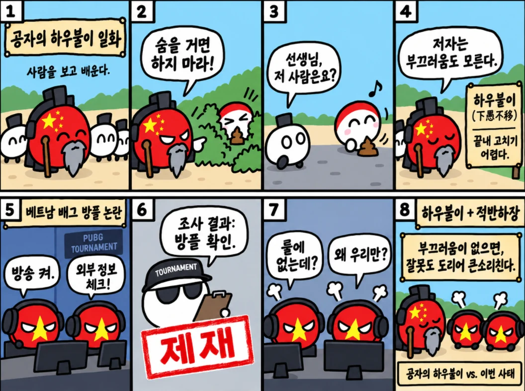 🍜) 유교에서 1000년 동안 '염치'를 뇌절 수준으로 가르쳐온 이유.manhwa