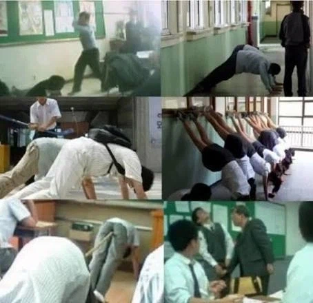 실제있었던 韓학교체벌 (2)