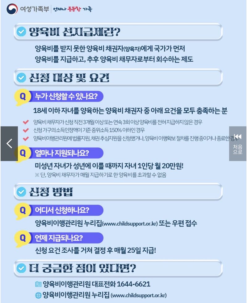 양육비 선지급제를 소개합니다 (4)