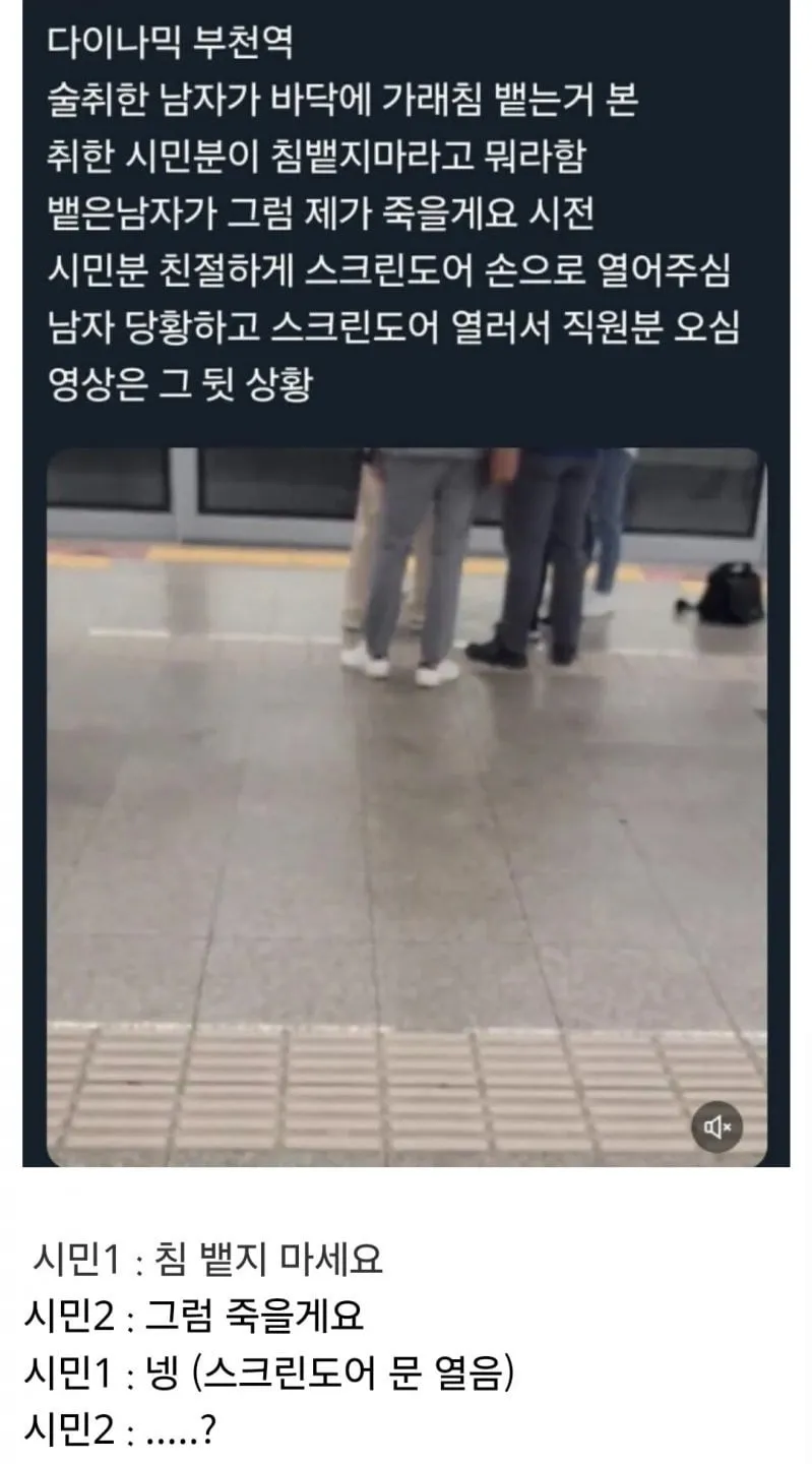 진짜 광기에 놀란 가짜 광기