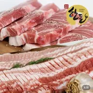 한돈 선착쿠폰) 한돈 오겹살 목살 1kg