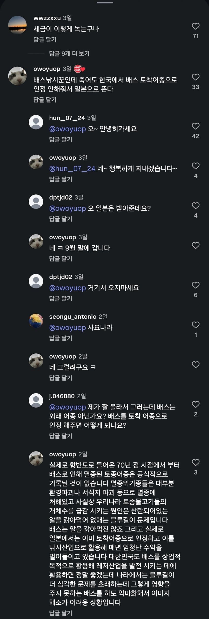 청계천 최상류에 갑자기 베스가 무더기로 발견됨 (2)