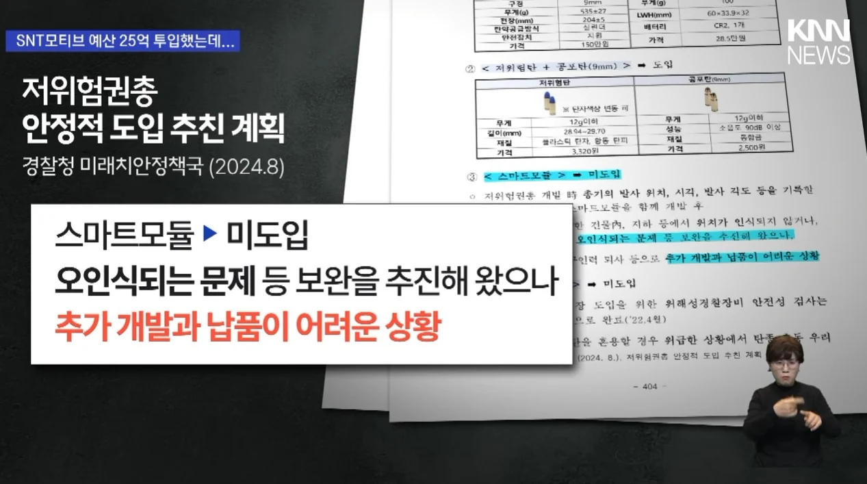 경찰이 도입한 저위험 권총 근황 (6)