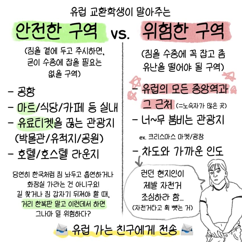 싱글벙글 유럽에서 소매치기 절대 안 당하는 꿀팁 (15)