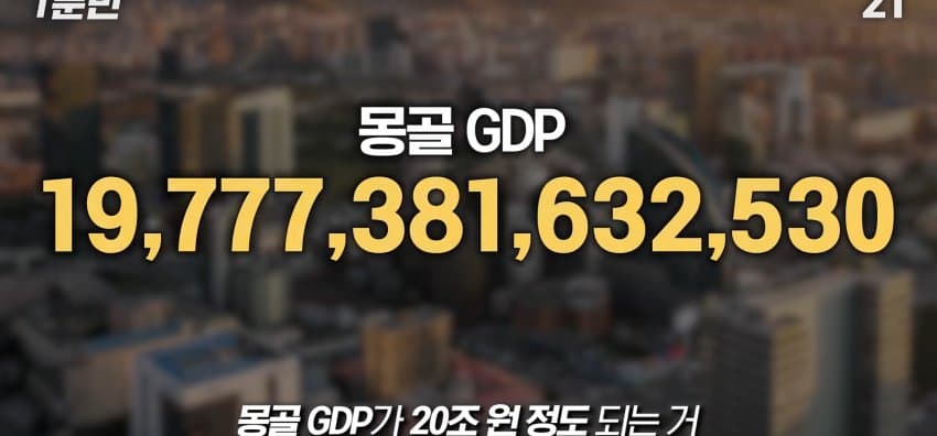 한국을 그대로 베낀 나라, 몽골이 한국을 따라하는 이유 (25)