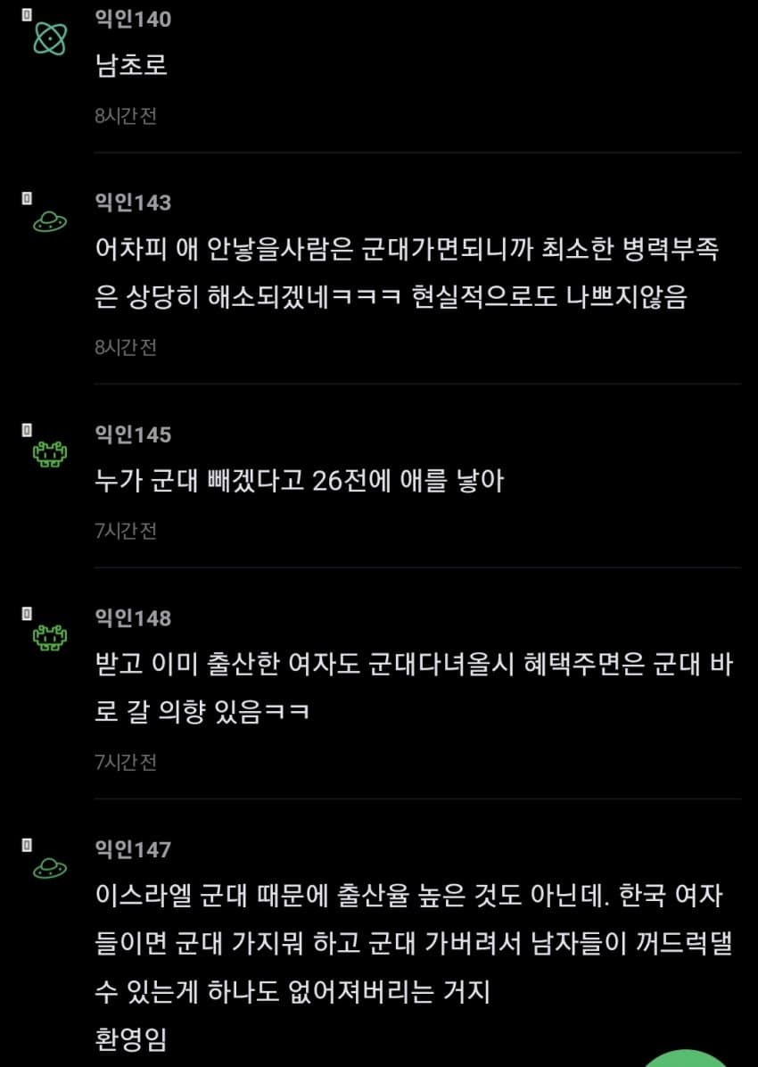 출산율 대폭 늘리는 방법에 대한 여초 반응 ㄷㄷ (3)