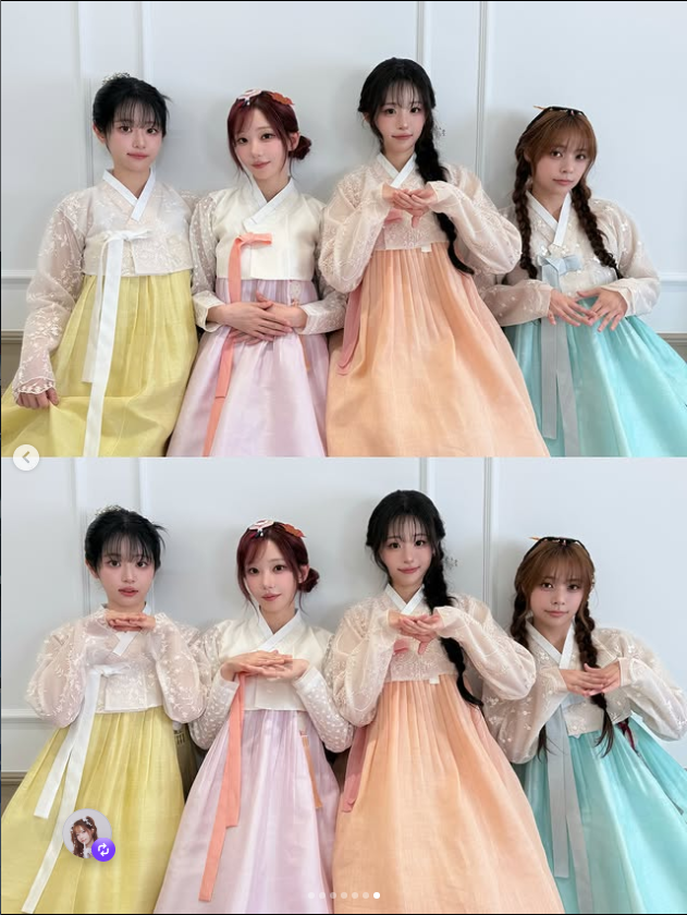 즐 추석!!! QWER 한복 (7)