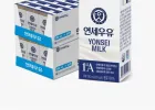 1급A원유 멸균 흰우유 190ml (48팩)