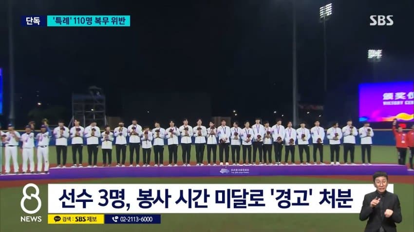 sbs) 공익 활동도 '빈둥빈둥'.."110명이 복무 위반" (4)