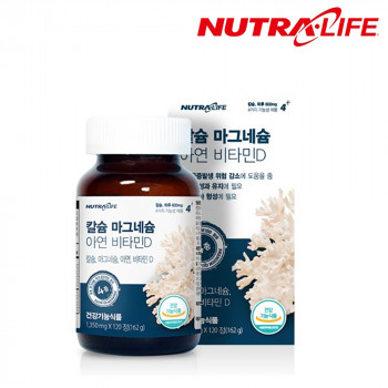 [기타] 뉴트라라이프 칼슘 마그네슘 아연 비타민D 120정