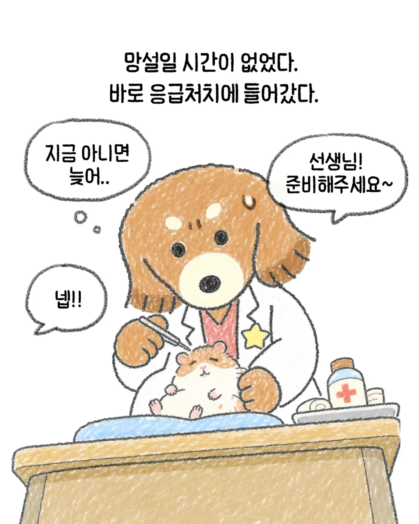 한 수의사가 생각하는 지금 생각해도 잘한 일.Manhwa