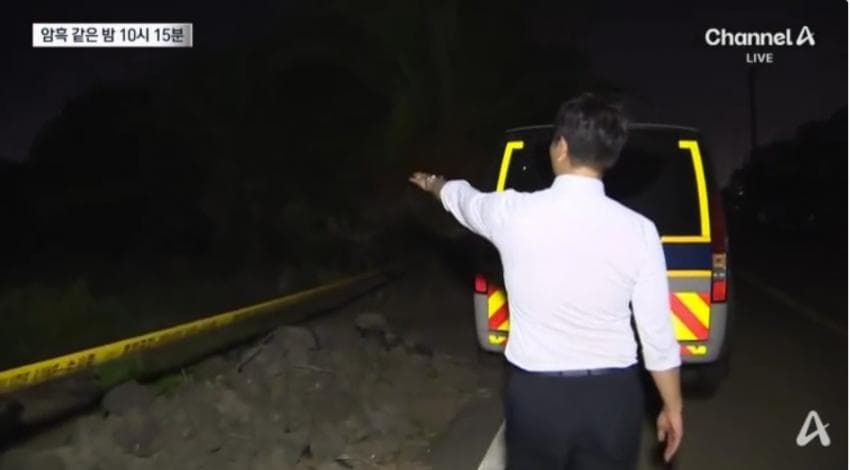 제주실종자가 발견 된 야자수 숲 가는 길을 밤에 직접 가본 기자.. (10)