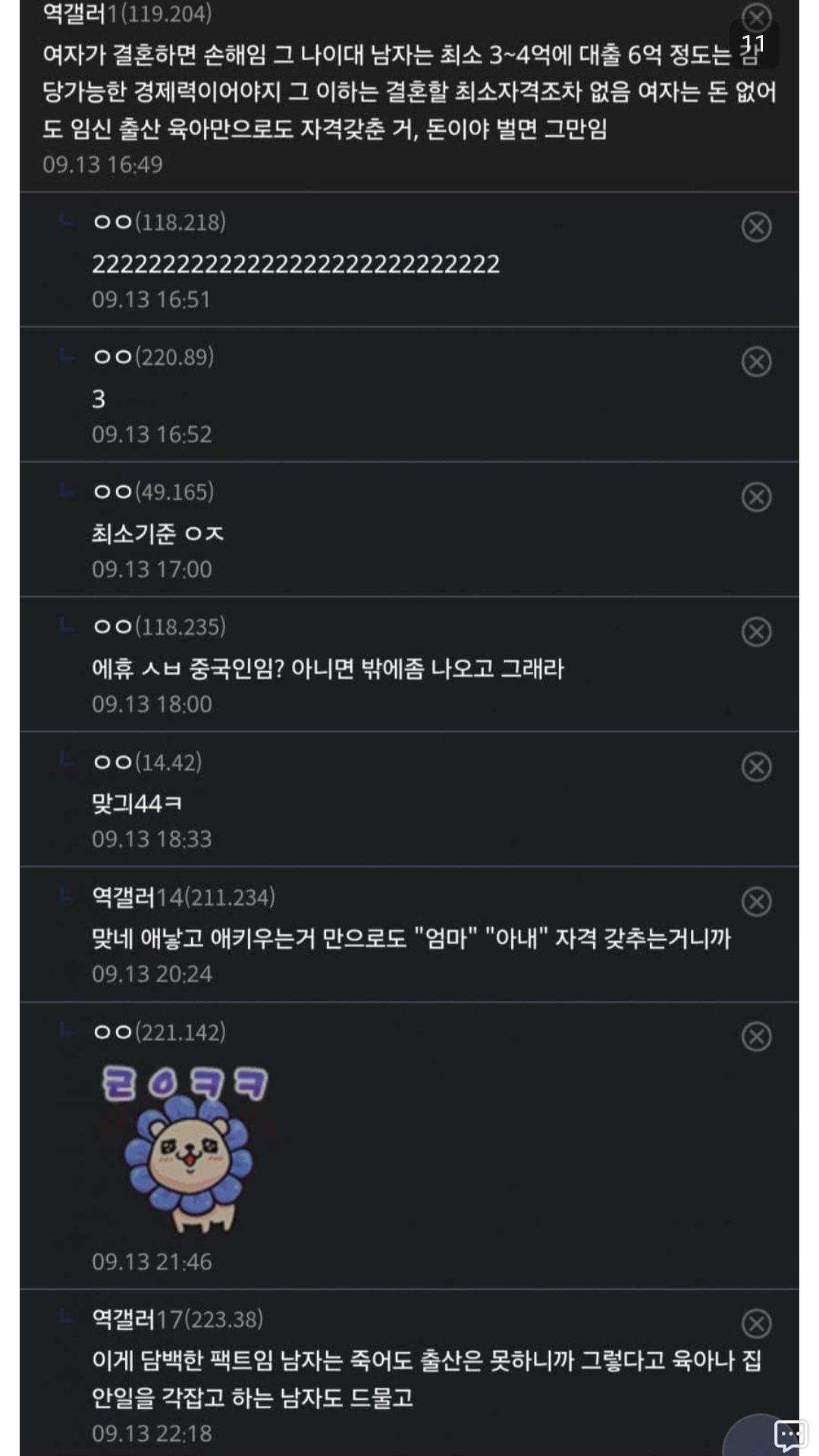 레전드 여초갤 결혼관 (3)