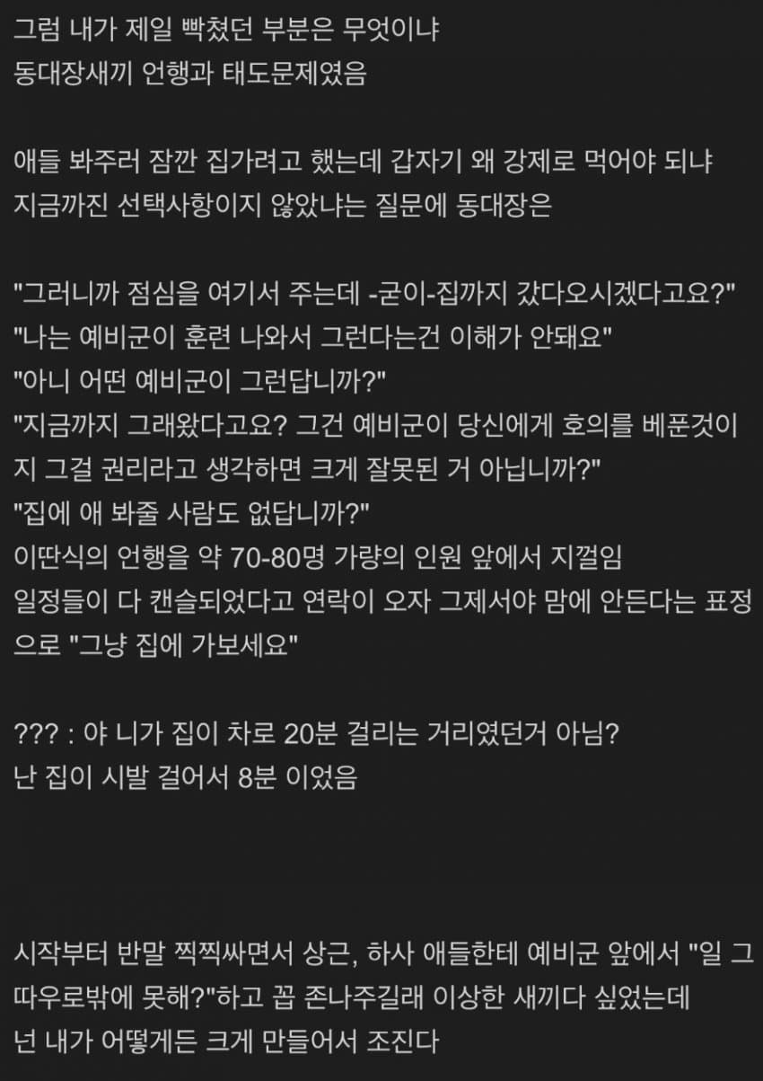 대전 서구 동대장, 횡령 및 예비군에 패드립 논란 (8)