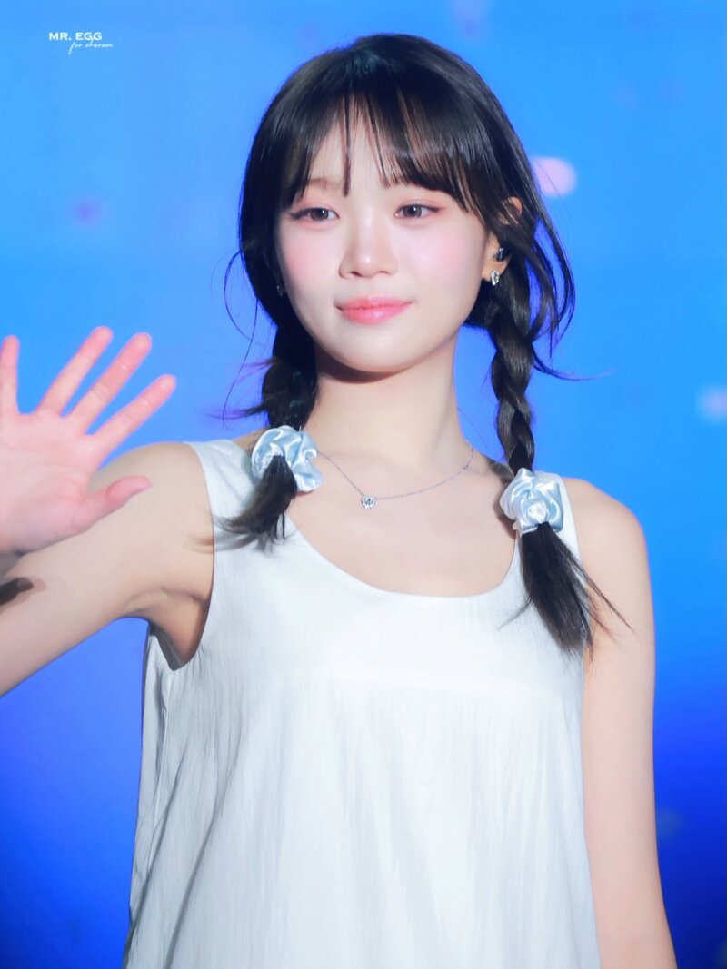 짱갈래로 머리땋은 김채원 (2)