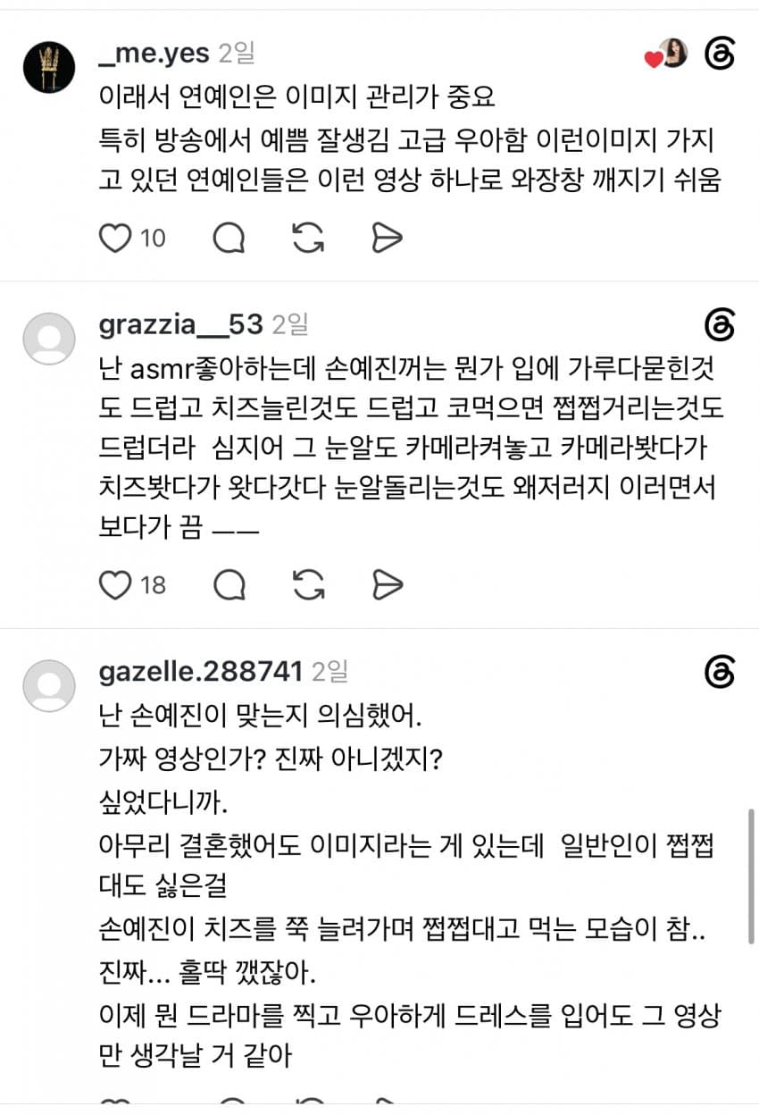손예진 먹방에 상반된 반응 (28)