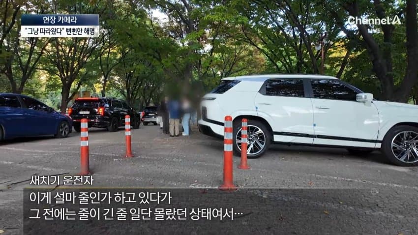 채널a) 차 머리부터 '쑥'..야구장 앞 얌체들 (38)