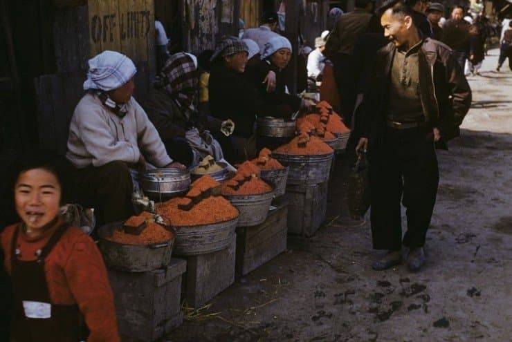 싱글벙글 세계 최빈국 시기, 1950년대 대한민국 컬러사진 모음 (30)