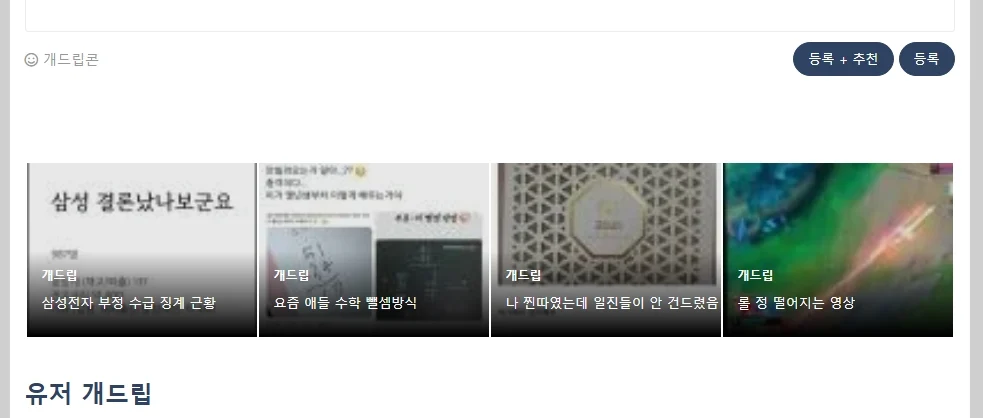 개드립 은근히 졸라 짜증 나는 거 한 가지...