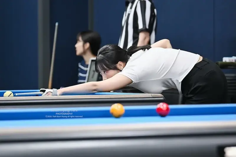 (ㅇㅎ?) 장가연 선수 당구 브릿지 (3)