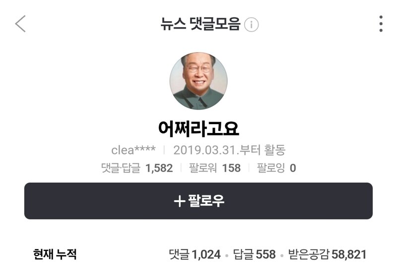 네이버 댓글 꼬라지 봐라. ㅉ (5)