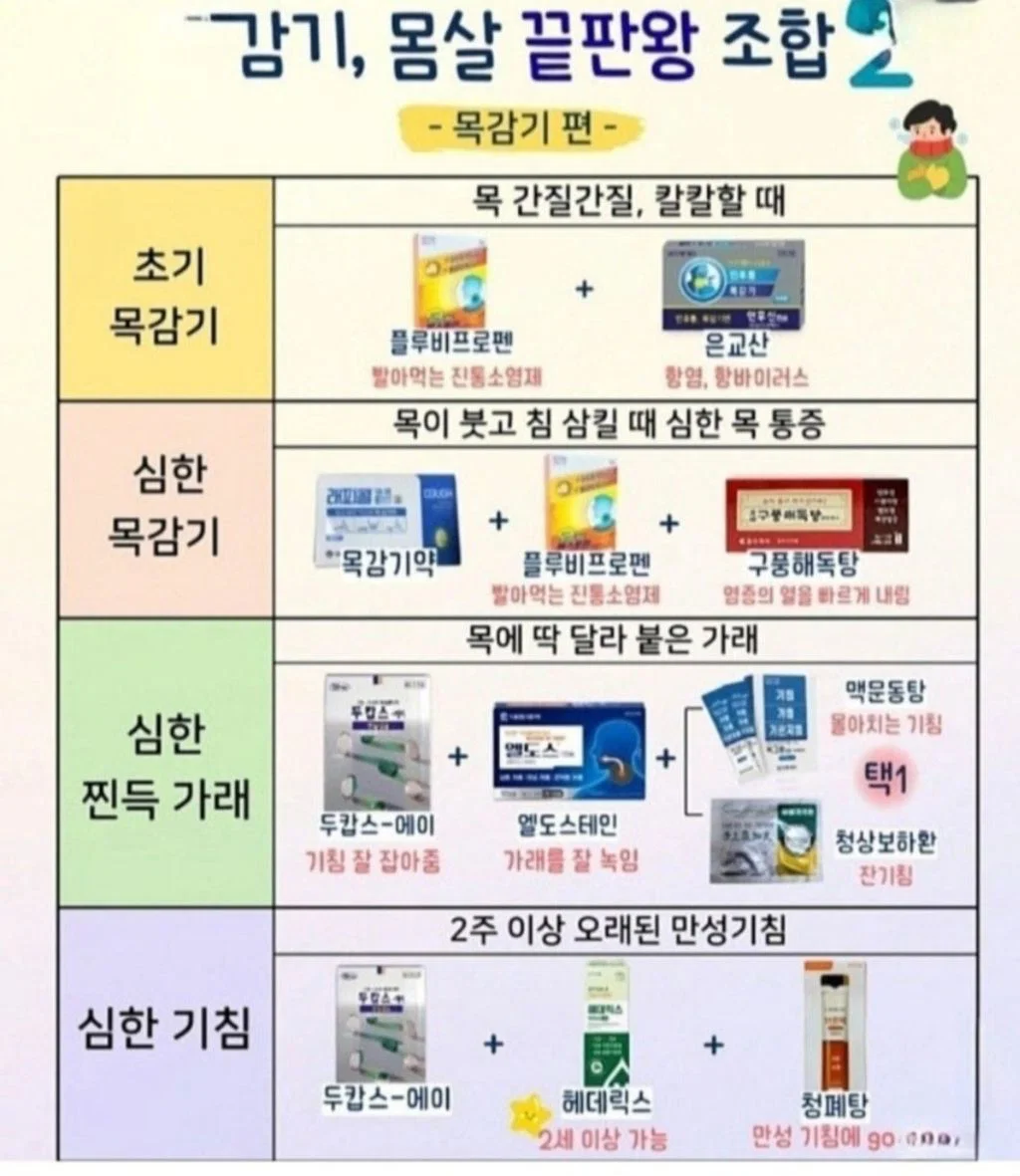 약사가 인정하는 감기 몸살 끝판왕 조합 (2)