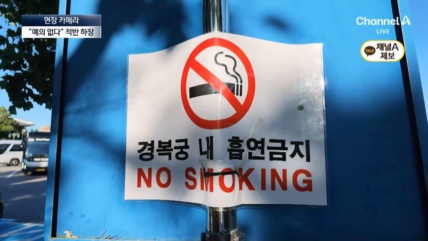 경복궁서 버젓이..담뱃불 붙이는 관광객 (24)