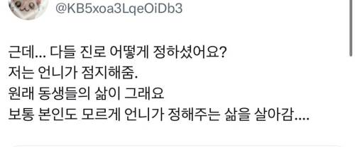 동생들의 삶