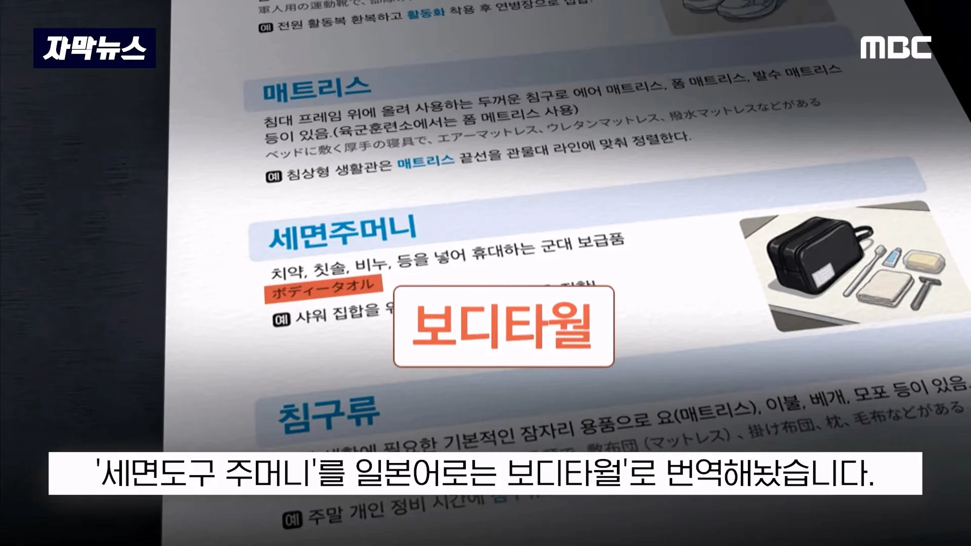 3400만원 쓰고 개판으로 번역되었다는 병영생활 용어집 (20)