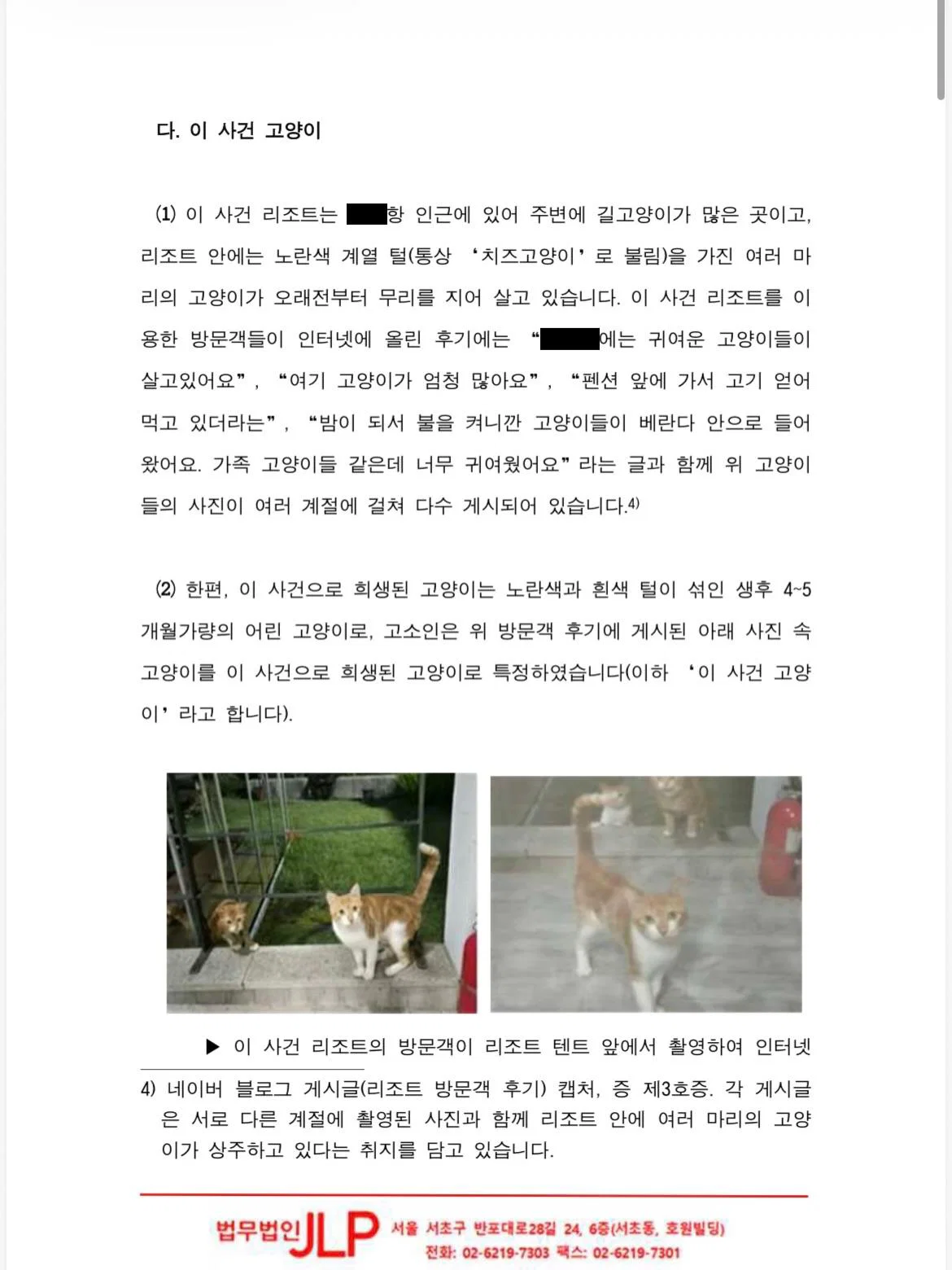 길냥이 때려죽인 캠핑장 주인, 만삭 아내·아이들 "죽이지 마" 오열 (2)