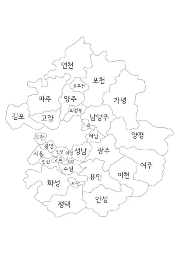 📍 더쿠에 경기도인들은 어디에 살까?