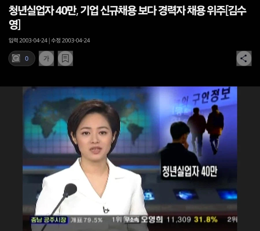 2003년, 청년 20대 태반은 백수다. vs 2026년_1.webp