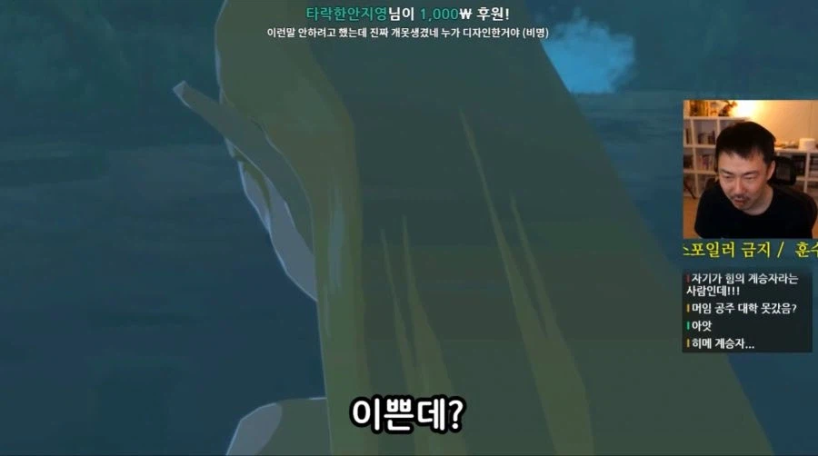 젤다가 못 생겼단 의견에 일침하는 스트리머 (3)
