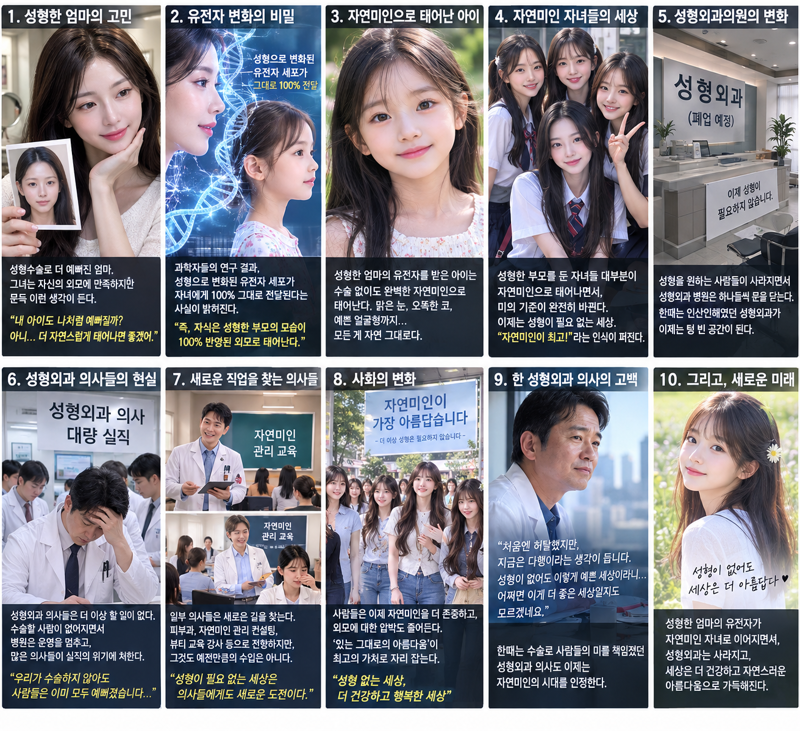 외모유전자가 만약에 변화된다면 벌어지는일들