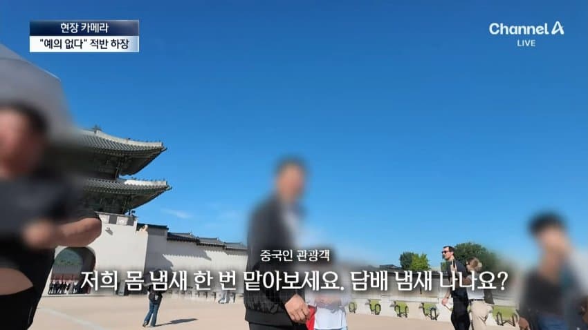경복궁서 버젓이..담뱃불 붙이는 관광객 (13)