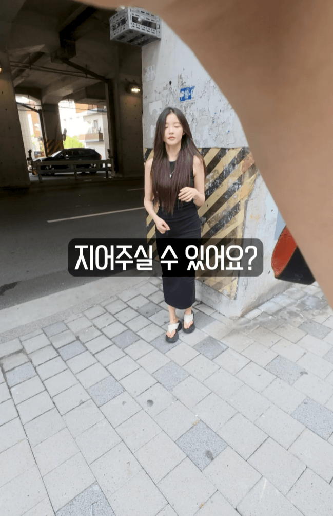 존예녀에게 사진 찍어주겠다고 했는데 뷰티모델 (17)