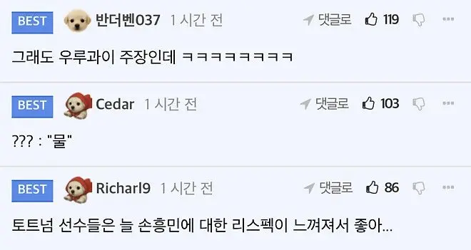 손흥민 인성 논란