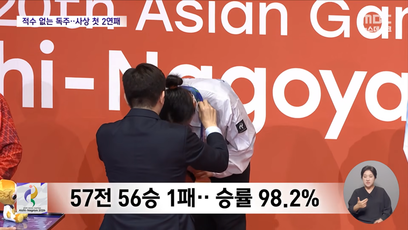 올해 57전 56승 1패 승률 98.2% 안세영에 대해 말하는 상대 선수 (2)