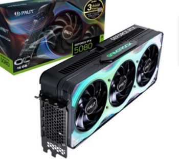 [네이버] PALIT 지포스 RTX 5080 GAMEROCK D7 16GB 이엠텍 (체감 183만)