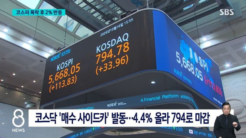 sbs) 8거래일 만에 힘겹게 반등..반대매매는 '눈덩이' (5)