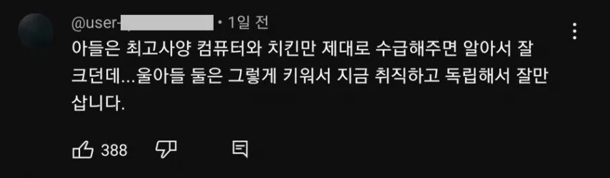 누군지 궁금한 아들 잘 키우는 방법