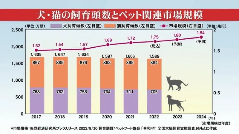 일본인들이 개보다 고양이를 더 많이 키우는 이유