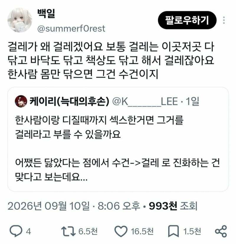 섹스 많이하면 걸레인가요? (3)
