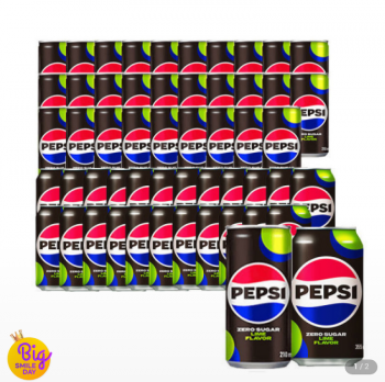 [지마켓] 펩시제로 라임 210ml x30캔 + 펩시제로 라임 355ml x24캔