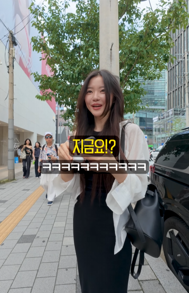 존예녀에게 사진 찍어주겠다고 했는데 뷰티모델 (5)
